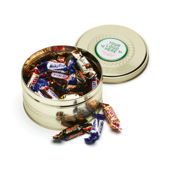 Winter Gold Treat Tin Celebrations