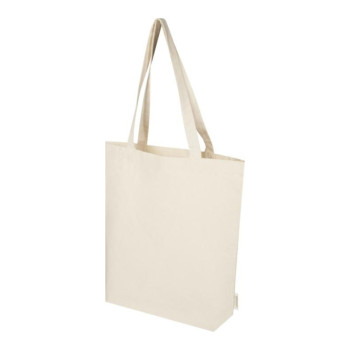 Orissa GOTS Organic Wide Bottom Tote Bag 11L Natural