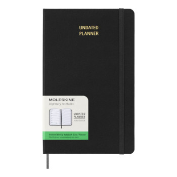 Moleskine Hard Cover Undated L Weekly Planner