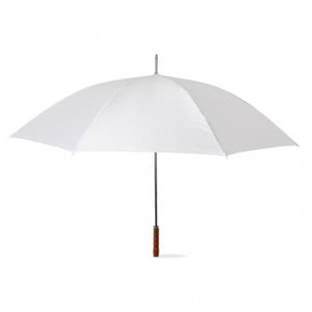 Golf umbrella with wooden grip