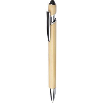 Bamboo Ballpen With Stylus