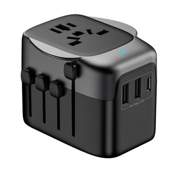 PowerPro Travel Adapter Recycled Plastic