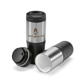 Orange Travel Cup Recycled Stainless Steel 600ml