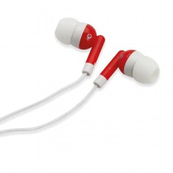 Earphones in silicone case