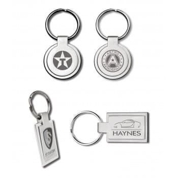 Round Classic Keyring