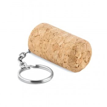 Wine Cork Keyring