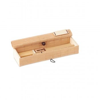 Bamboo stationary set