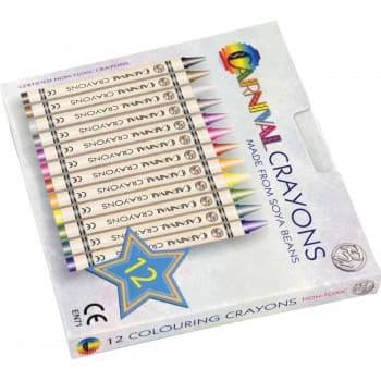 Carnival Crayons - 12 Pack (Full Colour Print)