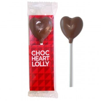 Chocolate Heart Lolly