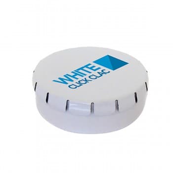 53mm Click Clack Mint White Tin