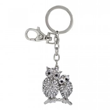 two owls keyring