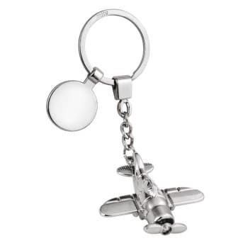 Plane with Propeller Keyring