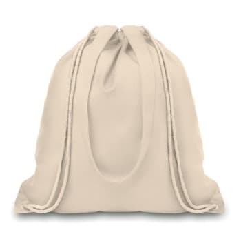 Canvas 2 Function Drawstring Bag 220gr/m²