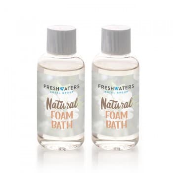 Relaxing Natural Foam Bath in a Part PCR Bottle,  50ml