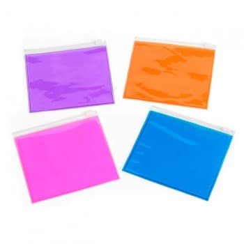 Small Slide Zip Clear & PVC Bag