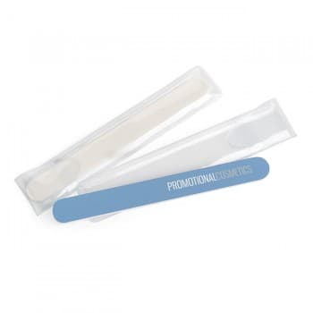 White Foam Backed Emery Board/Nail File 18cm