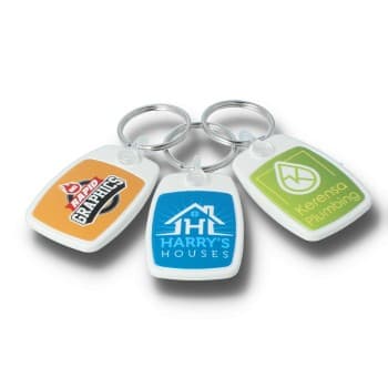 Promotional Plastic Keyrings 