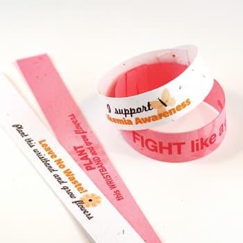 Seeded Paper Wristband