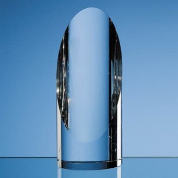 19.5cm Optical Crystal Cylinder Award