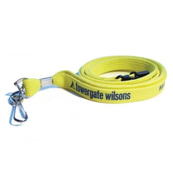 10mm Tubular Polyester Lanyard - 2 Sides