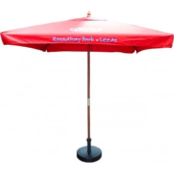 2m Square Wooden Parasol