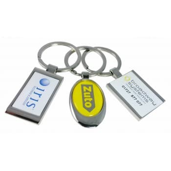 Silver Key Fob (square)