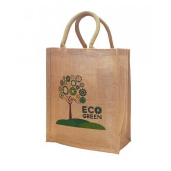 Small 100% Natural Jute Exhibtion Bag