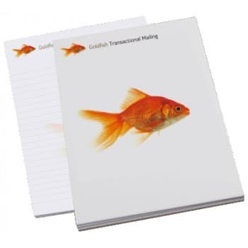 Writing Pad With Wrap Over Front Cover A4 50 sheets