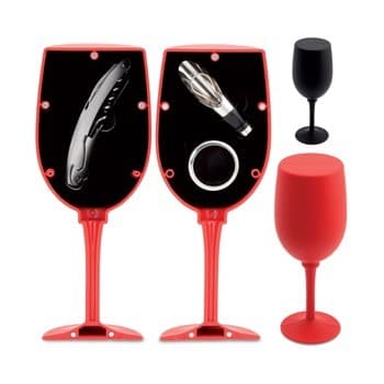 Custom Printed Wine Set Ludus