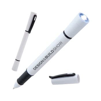 Custom Printed Pen Torch Whiter