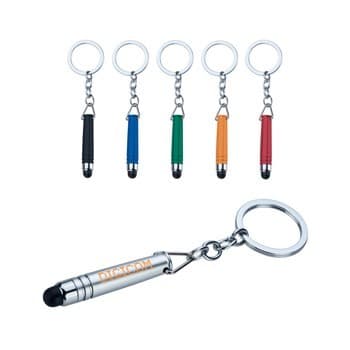 Custom Printed Stylus Touch Pen Keyring Indur