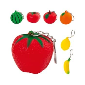 Custom Printed Antistress Keyring Fruty