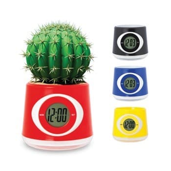 Custom Printed Pot Desk Clock Zelmo